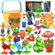 Nouvelle plante vs tabouret de bouteille de rangement de jouet zombie ensemble de toys de toys pour enfants lancées nouveaux 686-125 [tabouret de rangement] Soft Glue 22 pièces ensemble