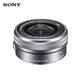 Sony (SONY) E 16-50mm F3.5-5.6 APS-C format standard zoom lens suitable for mirrorless cameras E10 A6400 a6100 a6000 a6300 a5100 E PZ16-50 Silver Tianli DMCUV Kit