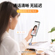 Green Network Type-C to 3.5mm headphone adapter charging two-in-one + music headphones 3.5mm round hole half-in-ear wired headphones white