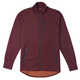 Naturally Inspired NI Men's 280gm Quick-drying Warm Merino Wool Double-sided Brushed Stand Collar Jacket 104180 Red 104180601 XL