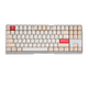 CHERRY cherry retro theme E-sports gaming keyboard MX3.0S wired mechanical keyboard Office computer keyboard Wired full size Aluminum alloy shell No steel structure Wired 3.0S Soy milk retro White color light 88 keys Green axis Click sound crispy Strong paragraph feeling