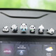 
Collection of items: cute giant panda small ornaments, cute DIY panda handmade doll desktop micro landscape landscaping birthday gift, happy panda (one set of 6 pieces) + small cloth bag