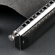 JDR JDR chromatic harmonica 12-hole C key GM-0648 imported gongs for beginners and professional players - matte black