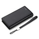 Williampolo King Paul Münzbriefbeutel Männer Langer Reißverschluss Echtes Leder Brieftasche große Kapazität Multi-Seife Mobile Handy kleine Handtasche Schwarzes Litschier Muster Englisch Standard 16 Karten inklusive Handband