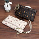Changyin Nouvelle version coréenne Simple Femme's Clutch Casual Versatile Femme pour femmes Mobile Portefeuille Portefeuille Hand Grab Sac à main à la mode 521 Mètres blancs