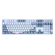 Fearless Rabbit TOHERO mechanical keyboard, wireless keyboard, Bluetooth three-mode, e-sports gaming keyboard, Cherry CHERRY mute red axis, silver axis, MAC flat panel IPAD, three-mode 104 Koi, white color light, CHERRY blue axis