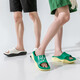 Big Mund Monkey (Paul Frank) Hausschuhe für Frauen im Innen- und Außenpaar dicker Softweicher Outdoor-Sports Sandalen Milch weiß 40-41Pf683