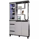 Mikeyou light luxury entrance cabinet living room partition cabinet double-sided screen storage rack simple modern foyer solid wood storage storage cabinet 687 models 1.5 meters long
