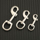Alloy spring hook button 360 degree rotating lock buckle dance dragon buckle dog leash accessories dog buckle dog rope buckle medium 82 spring buckle + connecting buckle