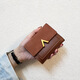 Qingou New V Korean Wallet Women's Short V-Model Student Wallet Women's Card Bag Three-fold Coin Wallet Wallet Trend Pink