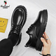 Région occidentale Camel (Vancamel) Chaussures pour hommes de printemps Chaussures en cuir décontractées Travail de travail de travail de travail de travail