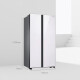 Samsung (SAMSUNG) 655 liter air-cooled frost-free metal uniform cooling intelligent frequency conversion original imported compressor double-door glass panel double-door refrigerator home appliances national subsidy RS62R50371L/SC