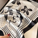 GLO-STORY Silk Scarf Women's 53cm Mulberry Silk Square Scarf Versatile Gift Scarf Fashion Scarf Gift Box WSJ334002