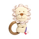 GiGwi is a dog toy made of pine wood plush canvas, teeth-resistant, bite-resistant, self-pleasant, relieving boredom, puppy pet toy Hula Hoop-Little Elephant
