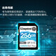Kingston 256GB SD memory card U3 V30 camera memory card high-speed SD card large card 4K ultra-high definition shooting reading speed 170MB/s writing speed 90MB/s