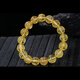 Natural amber beeswax, high purification water, chicken oil, gold amber, six-character mantra, Buddha bead bracelet, peace protection bracelet, diameter 11+mm, direct supply from the manufacturer