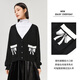 
Aiju Tuchun new age-reducing bow pocket cardigan V-neck sweater knitted jacket women EWZSJ1M702A black 04 155/80A/S