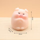 Collection of birthday gifts cute little pig ornaments car desktop ornaments for girls and classmates cute Children's Day gifts round pig [a set of 6]