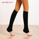 Aixiabu Yoga Socks Autumn and Winter Aerial High-end Pilates Stockings Ankle Ankle Leggings Warm Pile Socks Black A21WT03 One Size
