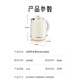 Joyoung (Joyoung) Kettle Kettle Electric Kettle 1.5L Double-layer Insulated 304 Stainless Steel Seamless Liner Light Retro Household Boiling Kettle K15FD-W550