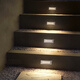 Dongshengshi concealed floor lamp embedded LED step lamp outdoor waterproof corner lamp buried lamp side wall lamp stair step 146*70MM3W white light