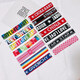 
Toto stickers, children's hairband, street dance, girl sports trendy headdress, super cool accessories, SN9928, gradient black love