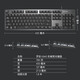 Logitech K845 Keyboard mécanique Gamiage Clavier Office Keyboard Souris de souris CSGO Clavier Wired Gaming E-Sports Clavier Computer Office Home Mechanical Keyboard K845 Blue Axis-G102 Génération noire