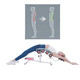 SEAN LEE lumbar spine relaxer home fitness inversion machine open back spine correction waist stretch relaxer inversion machine piano white