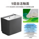 Haijiahua gray and white wash mop pool floor mop basin balcony bathroom ceramic mop pool mop pool mop pool pool H209 gray and white with mop rack + spray gun faucet