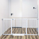Starting point height (KIDGO) infant and child door guardrail children stair fence pet dog fence balcony living room kitchen partition railing white 74cm height add 140cm extension than the selected width