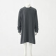 MUJI MUJI Big Kids Soft Terry Tunic Children's Clothing CBK32A1A Charcoal Gray 130 cm