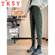 TKSY2026 New Fashion Down Pants Women's Outerwear Winter Northeastern Wearable Warm Overalls Loose White Duck Down Pants White L 106-115Jin Jin is equal to 0.5 kg