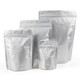 赫思迪格 JG-1098 茶叶铝箔袋 拉链袋 铝箔自立式自封袋 圆角 26*35+5 (50个)