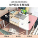 Felinsmann bed computer table bed desk large computer table foldable table bed table dormitory study table Jingsuda Aurora White - upgraded version 70*48*26CM can hold keyboard + play games
