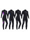VVIR EER3MM diving suit adult swimsuit thickened men's and women's one-piece long-sleeved warm and cold-proof couple snorkeling suit professional surfing 015M black men's style (3mm) L