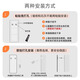 含雅无框全身镜子贴墙自粘穿衣镜免打孔贴柜门壁挂防爆家用挂墙面镜子 圆角50*150cm【高清防爆镜片】