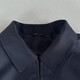 Hongdu neue Wolljacke für Männer, die Regierungsjacke Reißverschluss im Mittelalter im mittleren Alter mit großer Größe für Männer, Marine Blue JL7317-1 2XL (185/100A) tragen