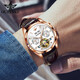 Top 10 des montres certifiées suisses pour les hommes montres mécaniques entièrement automatiques pour hommes pour les montres pour hommes pour les montres masculines haut de gamme lumineuses et étanches pour l'opine 3291 Rose blanche, lettres gratuite, garantie à vie