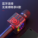 Newmine MC29 wireless microphone karaoke microphone audio integrated sound card microphone Little Bee amplifier mobile phone Bluetooth karaoke artifact black and red