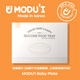 Modu'i Baby Mahlzeitplatte Modui aus Korea für Kinderplaid mit Abdeckung 2-teiliger Set von ergänzenden Utensilien Minzfarbe [DIN Teller + Versiegelte Abdeckung] importiert.