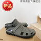 Doktor- und Krankenschwesternschuhe Spezielle Hausschuhe für Operationssäle, Anti-Rutsch-Kee-Resistant-Lochschuhe, Außenschluschern der Sommer-Männer, atmungsaktive Kopf-Soft-Soled-Sandalen, personalisierte Trends, tägliche Schuhe Überwachungsraum-Experiment-Arbeit, Shanghai Juli 3524-Khaki 40 [Standard-positive Größe]