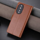 Ju Xiaozhi is suitable for Honor 80 mobile phone case flip leather case ANN-AN00 wallet card-type plug-in case full-package anti-fall soft inner shell with magnetic buckle protective cover for men and women Honor 80 [brown]