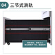 Huizhen Gabinete de hierro Actividades de acero Gabinete de información de almacenamiento de cajón de tres capas Tabla de mango de un solo vía HO671 personalizable
