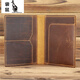 
Kangaroo leather Crazy horse leather men and women passport passport pass card bag card wallet travel business trip [520 gifts] blue