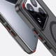 
POZZO is suitable for Xiaomi 15 mobile phone case ximi15 protective case magsafe magnetic high-transparent ultra-thin anti-fall protection case anti-fingerprint corrugated grating magnetic trunk black