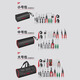 Delixi Electrician Tool Pack Sturdy and Durable Canvas Thickened Tool Pack Portable Handheld Storage Bag Special Repair