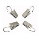 Jinguluo KCAA-596 Curtain Clip Hook Windproof Clip Curtain Accessories Strong Clip Shower Curtain Clip Thickened Clothes Clip Silver White 20 PCs
