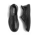 Belle Slip-On Casual Leather Shoes Men's Spring Cow Leather Cushioning Business Shoes A1010AM3 Black 42