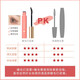 Ukiss Double-ended Mascara + Primer Combination Pack, Slim, Curly, Styling, Waterproof, Sweatproof, Smudge-Free Birthday Gift