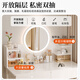 Shanshan wood art dressing table bedroom light luxury dressing table modern simple small apartment dressing table with mirror light storage integrated dressing table